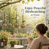 4-Pack Metal Bird Feeder for Garden Feeding – Hanging Suet