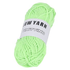 Luminous Chunky Yarn, DIY Polyester Fabric Shine, 164 Feet Luminous Yarn for Carpet Sweater Hat, Light Automatically at Night, Easy to Use,