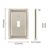 Henne Bery Sunken Pearls Heavy Duty Decorative Wall Plate Switch