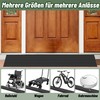 XARILK Door Threshold Ramp Made of Natural Rubber (90 x