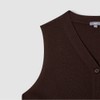 JAJU [JAJU/자주] 여 V넥 베스트_브라운 [JAJU] Women's V-Neck Vest_Brown