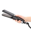 Electric Hair Straighter Silicone Strip Straightening Curling Hair Styling Flat