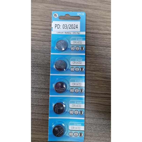 CR1632 Lithium Battery 3V, 10 Count Pack CR 1632 3