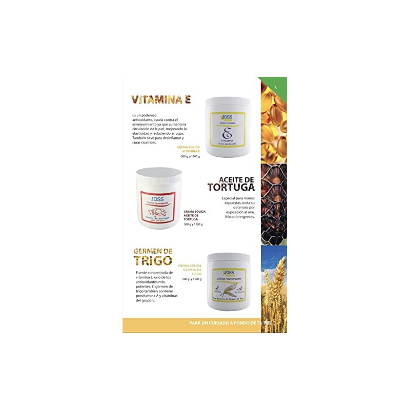 Vitamina E Cold Cream JOSS Fervier 500grs.