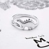 Beccalame Cute Dinosaur promise Ring Opening Adjustable Matching Ring For