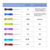 EASYTODENTA 8pcs/Set Dental Lab Implant Screw Driver Kit Dental Abutment