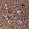 Flower Pushpins - Silver Finish