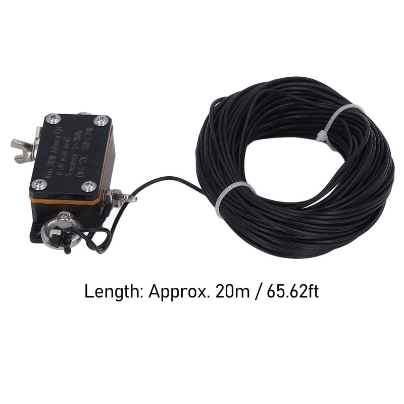 Mini EFHW Antenna End Fed Antenna Replacement for 3-30MHz Shortwave