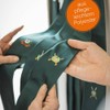 Deitert Shooting Tie Extra Long with Embroidered Emblem, Green
