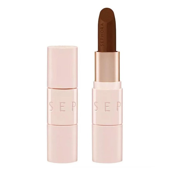 SEPHORA Collection Matte Velvet Lipstick 23 Obsessed (Brown) - 3.5
