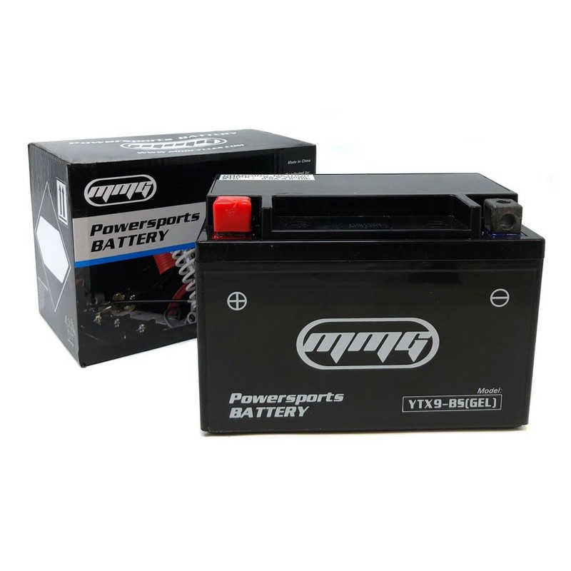 MMG YTX9-BS Gel Cell Sealed Leak Proof Powersports Battery for
