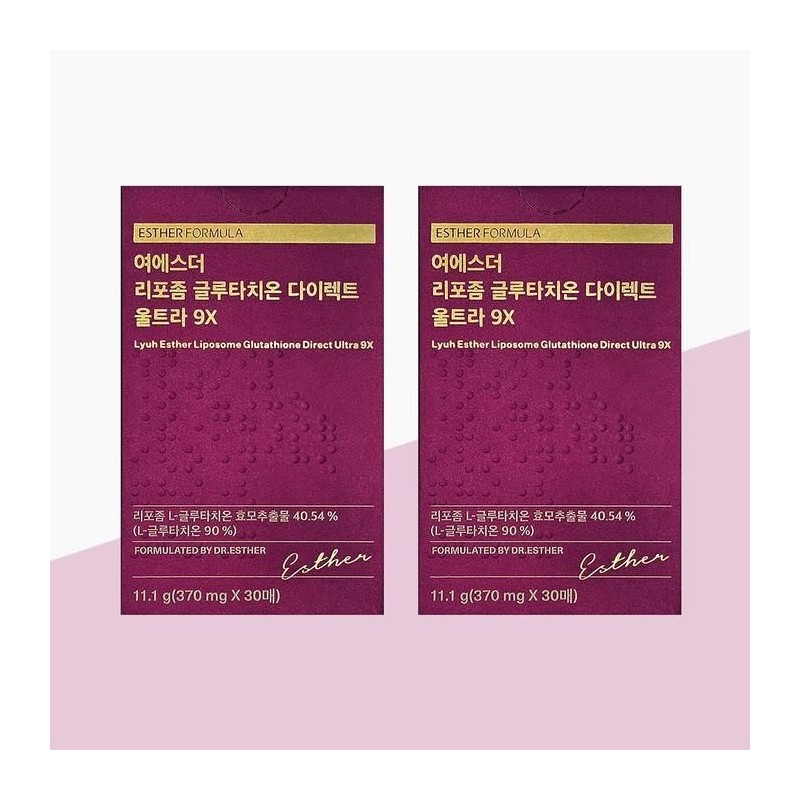Esther Formula Yeo Esther Liposome Glutathione Direct Ultra 9X 370mg