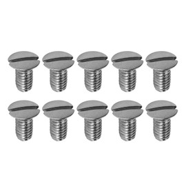 10Pcs Sewing Machine Needle Plate Screw Iron Needle Plate Screw Replacement for 4423 2250 1304 1306 M1500 M2100 M3300 M3330
