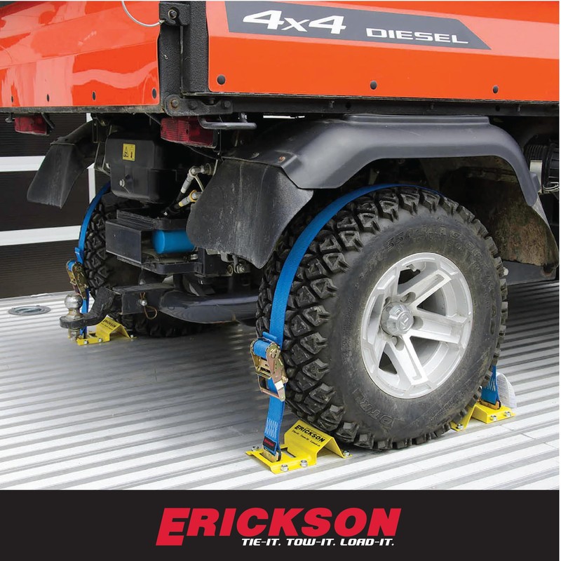 Erickson Wheel Chock Tie-Down Kit, 2 in x 7.5 ft,
