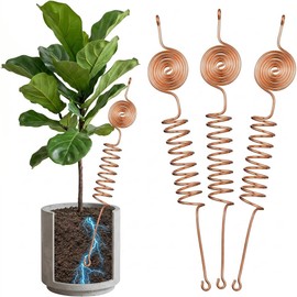 3 Pack Electroculture Copper Gardening Antenna Kit Rods for Garden Plants