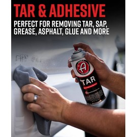 Adam's Polishes Tar 9oz - Heavy Duty, Concentrated Road Tar & Adhesive Remover | Remove Rubber Streaks, Badges, & Grime from Your Paint, Wheels, Rims, and Other Exterior Surfaces