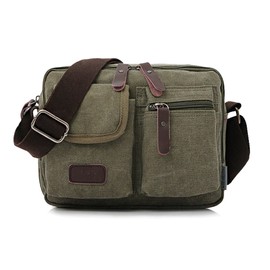 Collsants Small Vintage Canvas Crossbody Purse Travel Shoulder Bags Messenger Satchel Bag