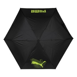 Puma PBP67WJ55 Rain or Shine, Silver C Back, Automatic Open and Close Folding Umbrella, Lime Green, 21.7 inches (55 cm)