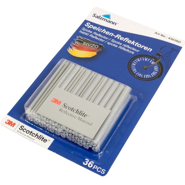 Salzmann 3 M Scotchlite spoke reflectors for bicycle spokes, approved
