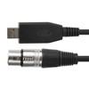 Microphone Cable Computer USB to XLR Female Microphone Connector Cord
