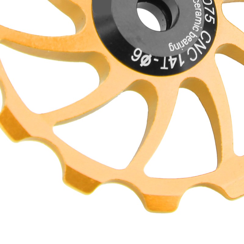 Cycling Bicycle Rear Pulley Bike Guide Roller Pulley Parts 14T
