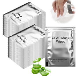 CPAP Mask Wipes 100 Pack Travel Sheets CPAP Mask Cleaning Wipe CPAP Machine Supplies and Accessories Cpap Mask Cleaner for Mask 7.1in x 5.9in