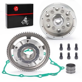 Starter One Way Clutch Kit & Flywheel rotor for Honda Sportrax 400 TRX400EX 1999-2008 TRX400X 2009 2012-2014