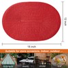 AHHFSMEI Placemats Set of 6 for Dining Table Washable Woven