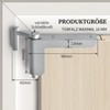 Door Closer No Drilling, MARIE Door Closer Automatic for Light