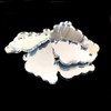 Super Cool Creations Cloud Shaped Crafting Mirrors, Set of 10,