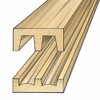 Hardwood Track and Upper Guide - Cabinet Sliding Door Track
