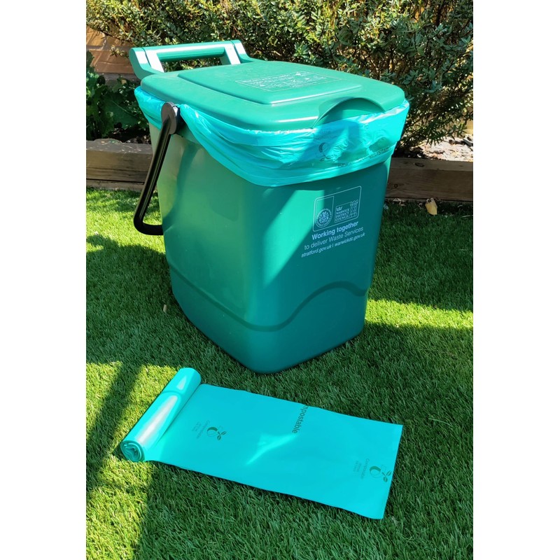 Pack Of 10 30L Outdoor Compostable Food Waste Caddy Bags