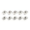 METALLIXITY Slide T-Groove Nuts M3 Threads 10pcs Carbon Steel T-Groove