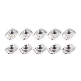 METALLIXITY Slide T-Groove Nuts M3 Threads 10pcs Carbon Steel T-Groove Nuts Hammer Fixers 2020 Series Aluminum Profile