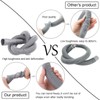 sourcingmap PVC Washing Machine Drain Hose Extension Kit, Universal Fit