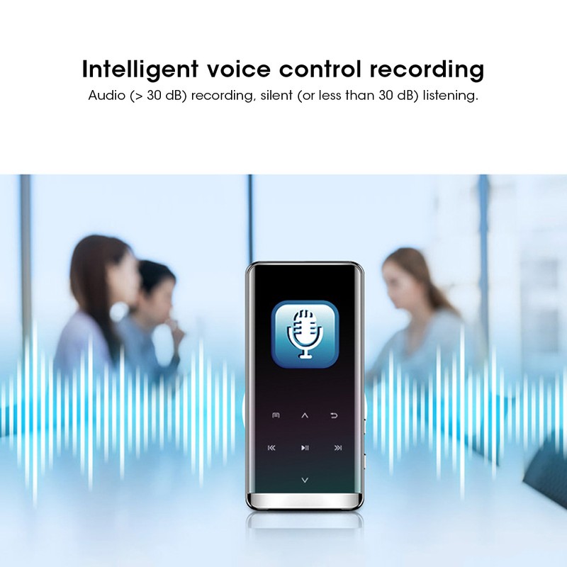 Bluetooth MP3 Player Mini MP4 Media FM Radio Recorder HIFI