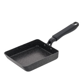 Bestco NM-356 NM-356 Egg Pottery, 5.1 x 7.1 inches (13 x 18 cm), IH Compatible with Gas Fire, Dark Gray, Marble