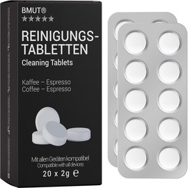 20 x Cleaning Tablets for Fully Automatic Coffee Machines | Against Coffee Oil Residue | for Jura, Siemens, Delonghi, Krups etc.