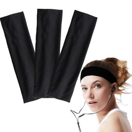 Women Headbands Cotton Headband,Fashion Elastic Hairbands Yoga Soft Sports Head Bands,Non Slip Sweat Thin Headband Hair Wrap for Women and Men