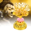 LED Multicolor Buddhist Lotus Lamp with 13 Different Buddhist Songs