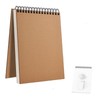 VNNOPG A4 Sketchbook 120 Pages/60 Pages Spiral Bound Drawing Pad