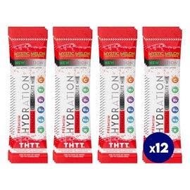 NewTrition Hydration Powder, Electrolyte Powder Packets, Naturally Flavored Hydrating Packets for Water, Fast Acting Hydrate Electrolytes with Vitamins B&C Energy & Recovery, Mystic Melon Pack of 12