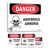 Anhydrous Ammonia OSHA Danger Vinyl Decal Label 7 Inch x