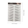 BIUDECO Elegant 3d Eyebrow Stickers Hair-like False Brows Temporary No