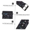 LABRIMP Glitter Watch Strap for Durable Stylish Replacement Wrist Band