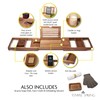 Temple Spring Wooden Bathtub Tray, Acacia Bathroom Accessories, Bath Tray