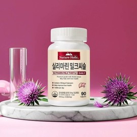 Nature Holic Silymarine Milk Thistle 2 bottles total 180 tablets 6 months supply / 네이처홀릭 실리마린 밀크씨슬 2병 총180정 6개월분