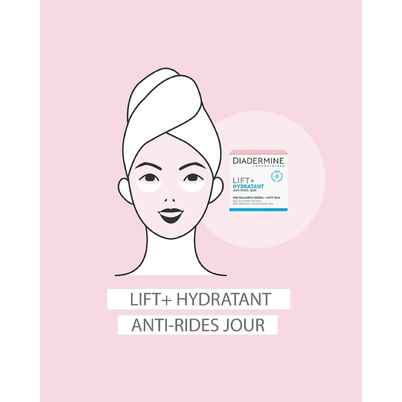 Diadermine - Lift+ hydratant anti-age, soin de jour anti-rides ultra