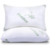 Shredded Memory Foam Pillows Queen Size Set of 2 -