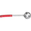 American Metalcraft 2 oz Stainless Steel Solid Portion Spooner,Red